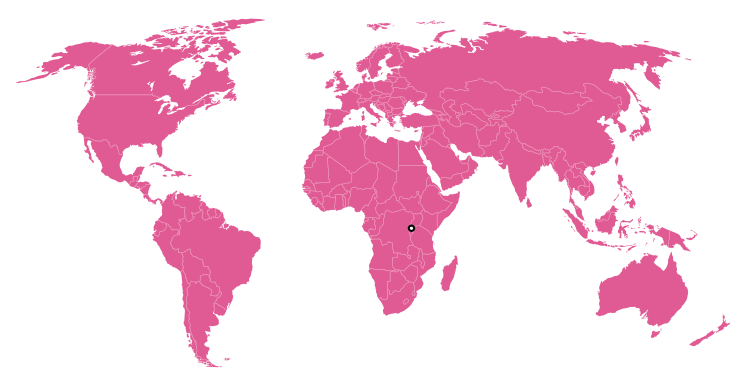 Weltkarte - Herkunftsland