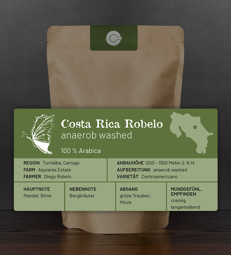 Costa Rica Robelo Kaffee -anaerob washed-
