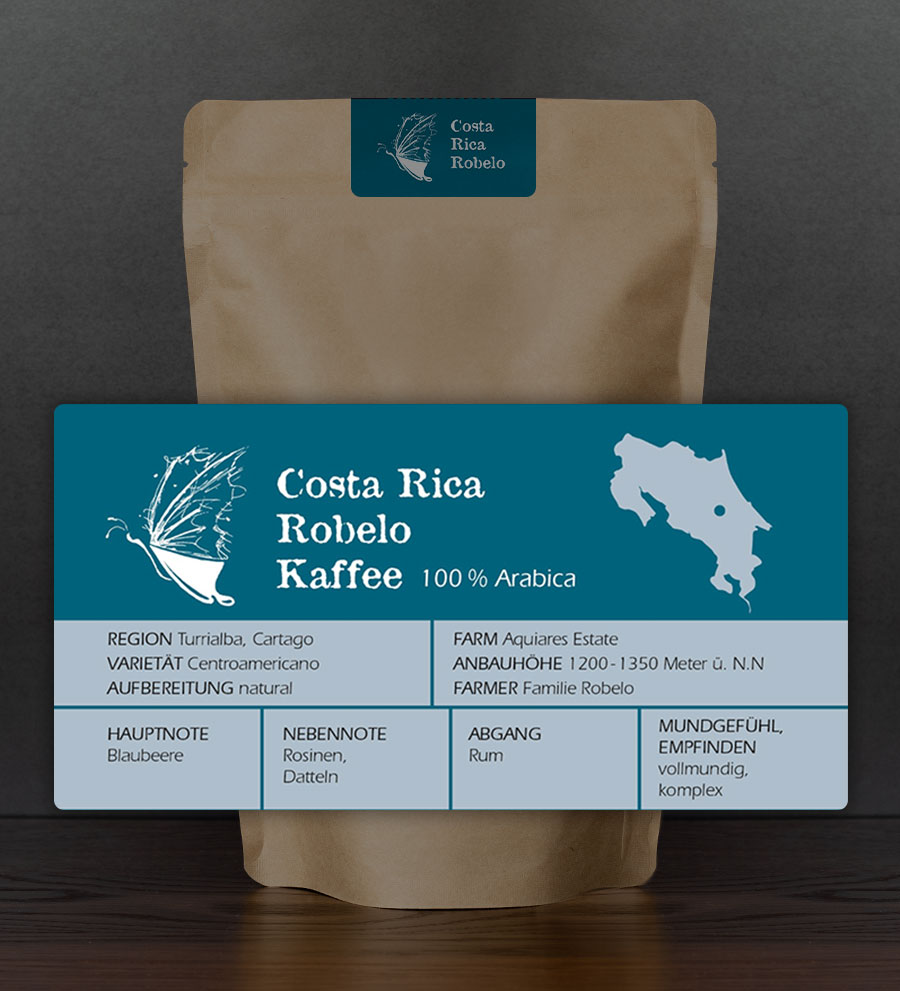 Costa Rica Robelo Kaffee -natural-