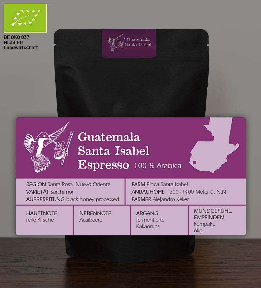 Guatemala Santa Isabel Espresso BIO -natural-