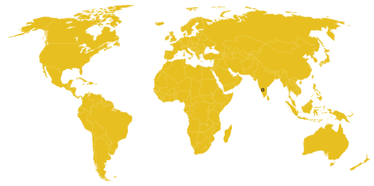 Weltkarte - Herkunftsland